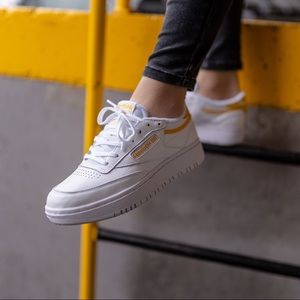 reebok UO exclusive club c double retro sneaker